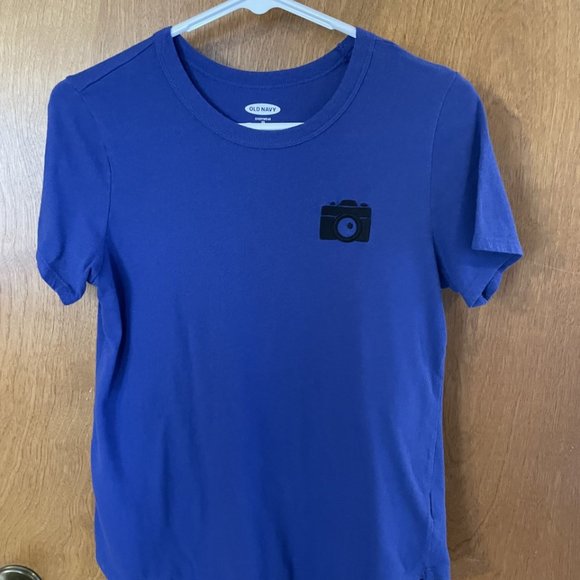 Set of 3 Old Navy Short Sleeve TShirts Top Women's Size XSmall Blue Yellow EUC - Picture 6 of 13